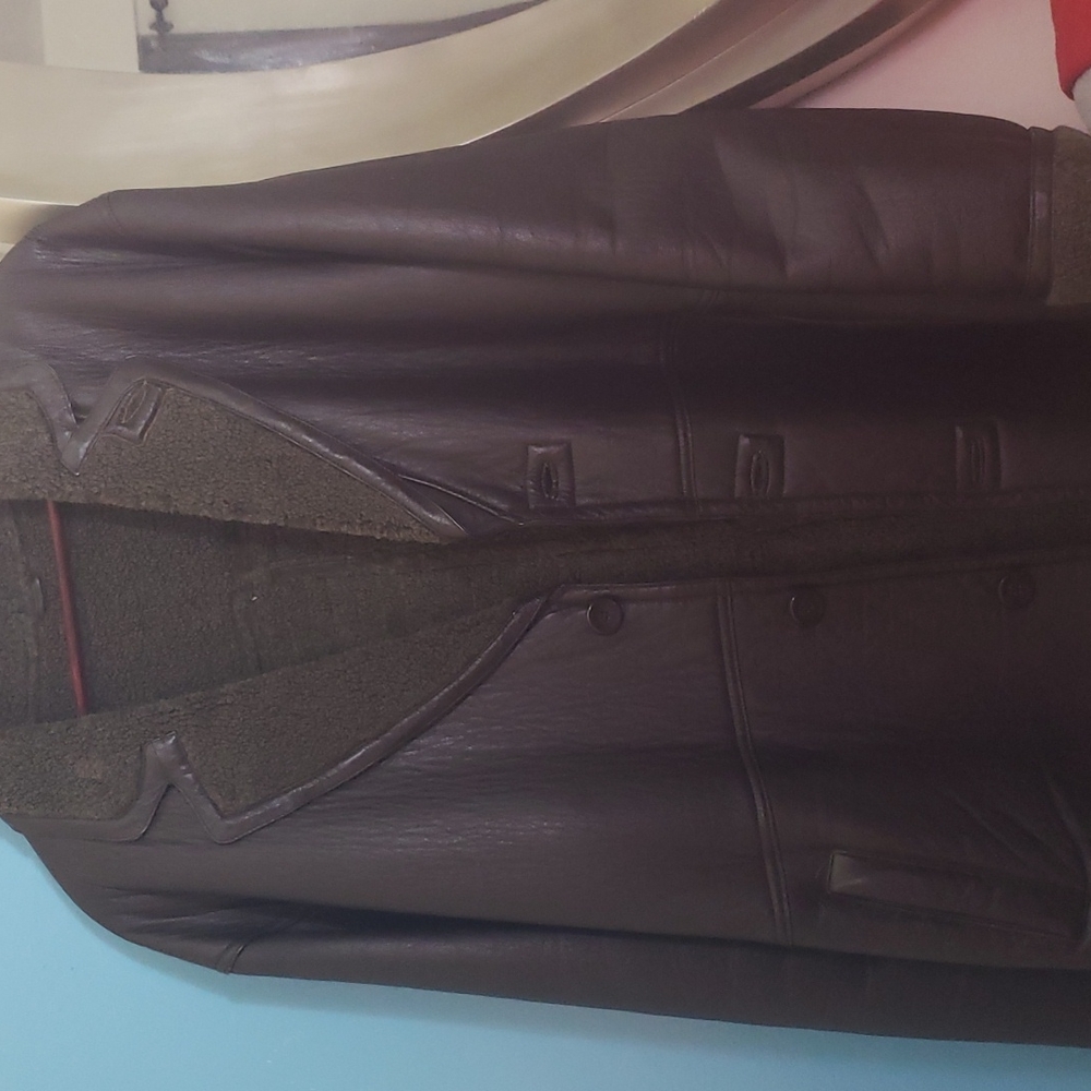 Man Leather coat